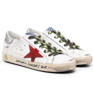Golden Goose Kids Camouflage, Size 34 or Women’s size 5